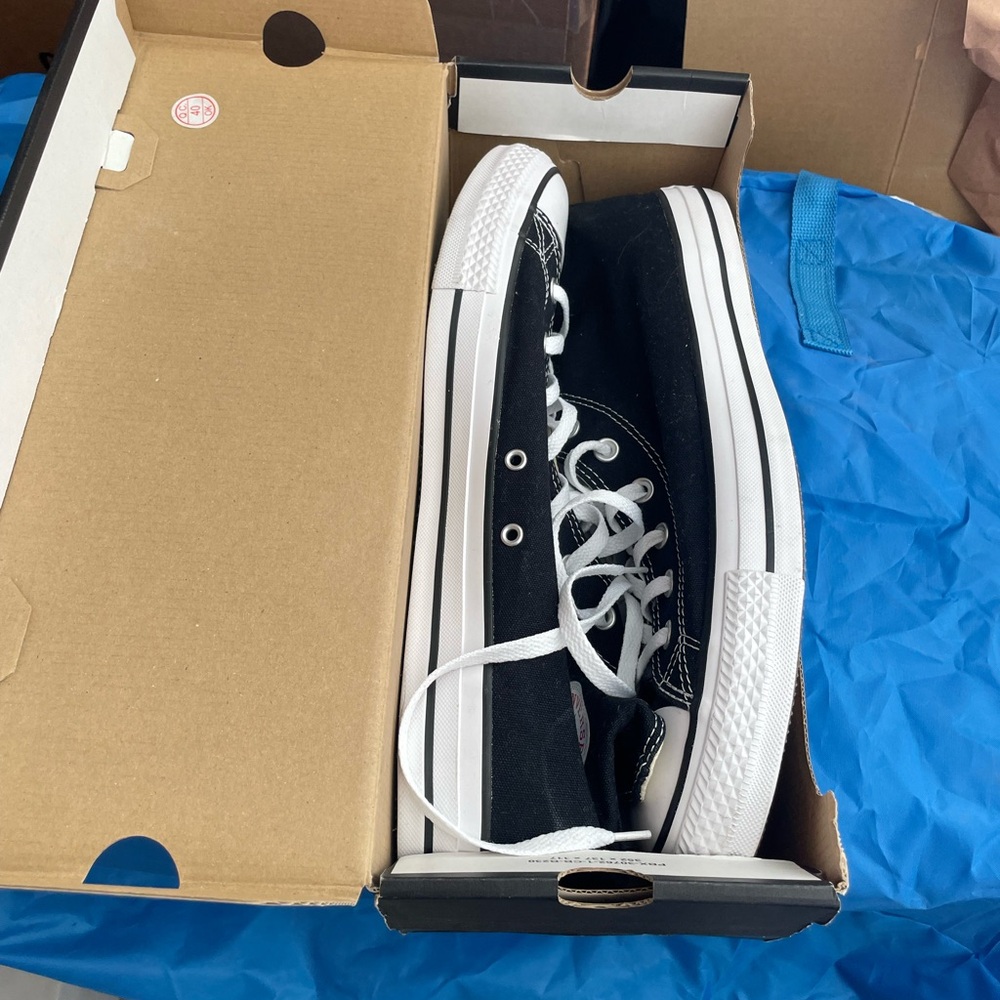 Converse Monochrome High-Top Sneakers Mens Size 14